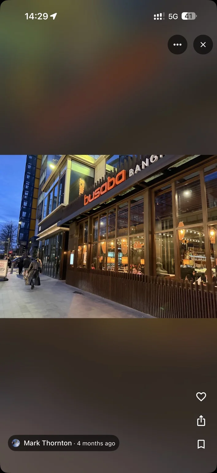 Stratford restaurant frontage